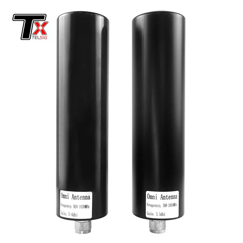 700-1050MHz 3.5dBi Black Bold Omnidirectional Fiberglass Antena